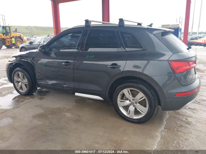 2018 Audi Q5 2.0T Premium/2.0T Tech Premium VIN: WA1ANAFY4J2211338 Lot: 39801017