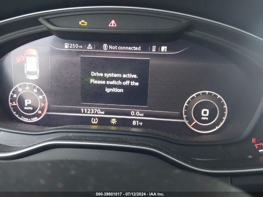 2018 Audi Q5 2.0T Premium/2.0T Tech Premium VIN: WA1ANAFY4J2211338 Lot: 39801017