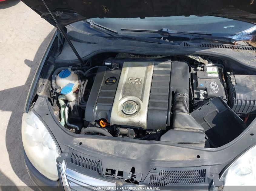 2008 Volkswagen Jetta Wolfsburg VIN: 3VWRJ71K68M191622 Lot: 39801037