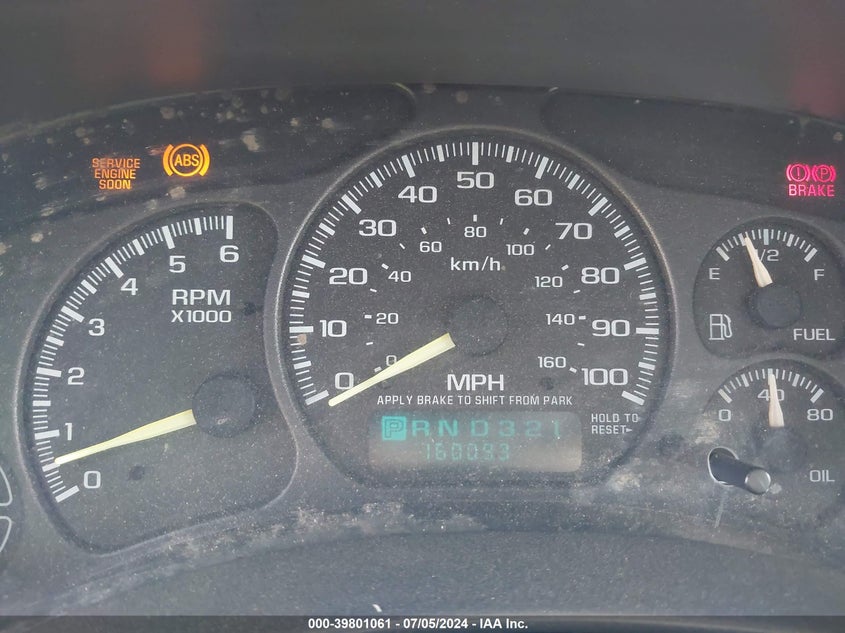 2000 Chevrolet Silverado 2500 Ls VIN: 1GCFC29T0YZ124352 Lot: 39801061