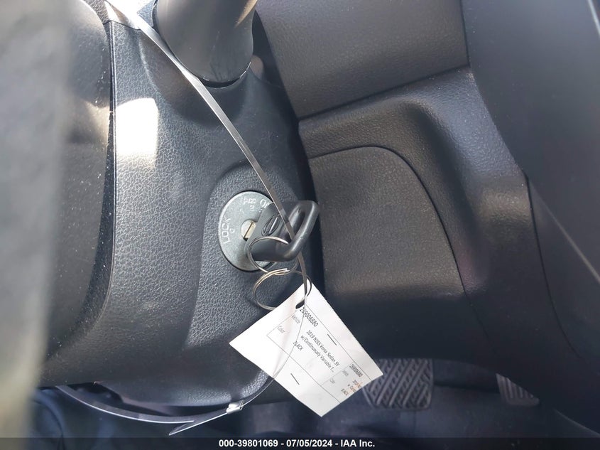 2019 Nissan Versa 1.6 S+ VIN: 3N1CN7AP5KL823261 Lot: 39801069