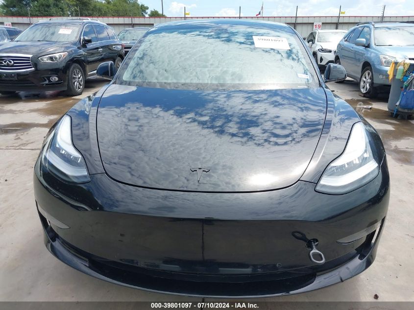 2020 Tesla Model 3 Standard Range Plus Rear-Wheel Drive/Standard Range Rear-Wheel Drive VIN: 5YJ3E1EAXLF643855 Lot: 39801097