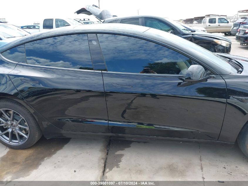 2020 Tesla Model 3 Standard Range Plus Rear-Wheel Drive/Standard Range Rear-Wheel Drive VIN: 5YJ3E1EAXLF643855 Lot: 39801097