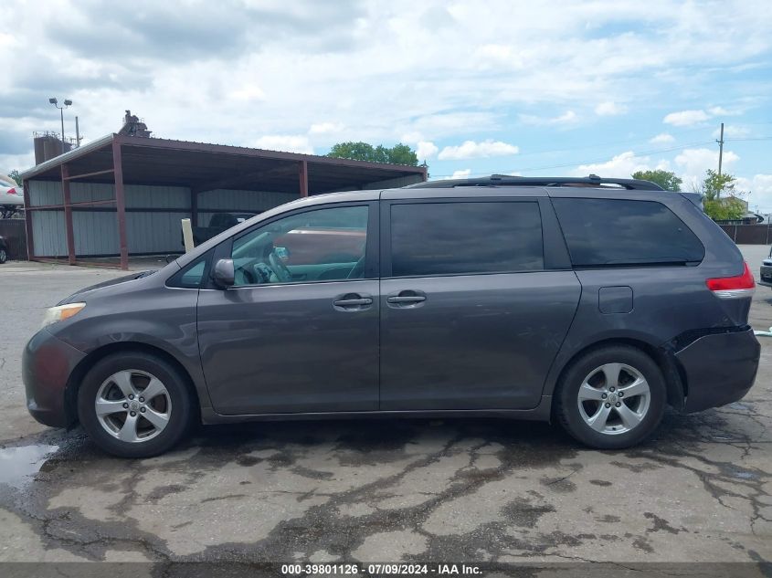 2012 Toyota Sienna Le V6 8 Passenger VIN: 5TDKK3DC7CS248739 Lot: 39801126