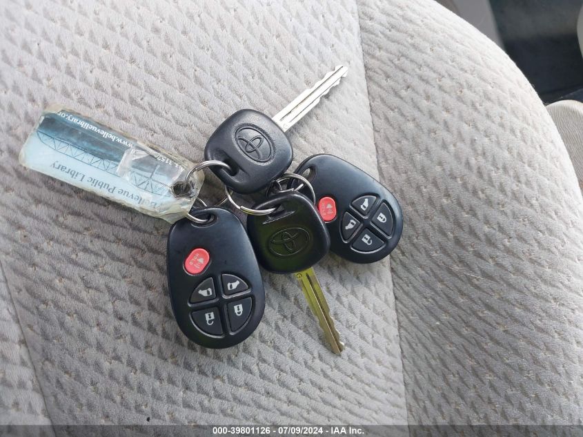 2012 Toyota Sienna Le V6 8 Passenger VIN: 5TDKK3DC7CS248739 Lot: 39801126