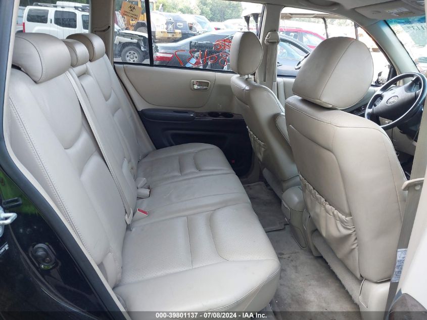 2003 Toyota Highlander Limited VIN: JTEHF21A430153081 Lot: 39801137