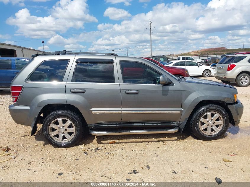 2008 Jeep Grand Cherokee Limited VIN: 1J8HS58N98C160200 Lot: 39801143