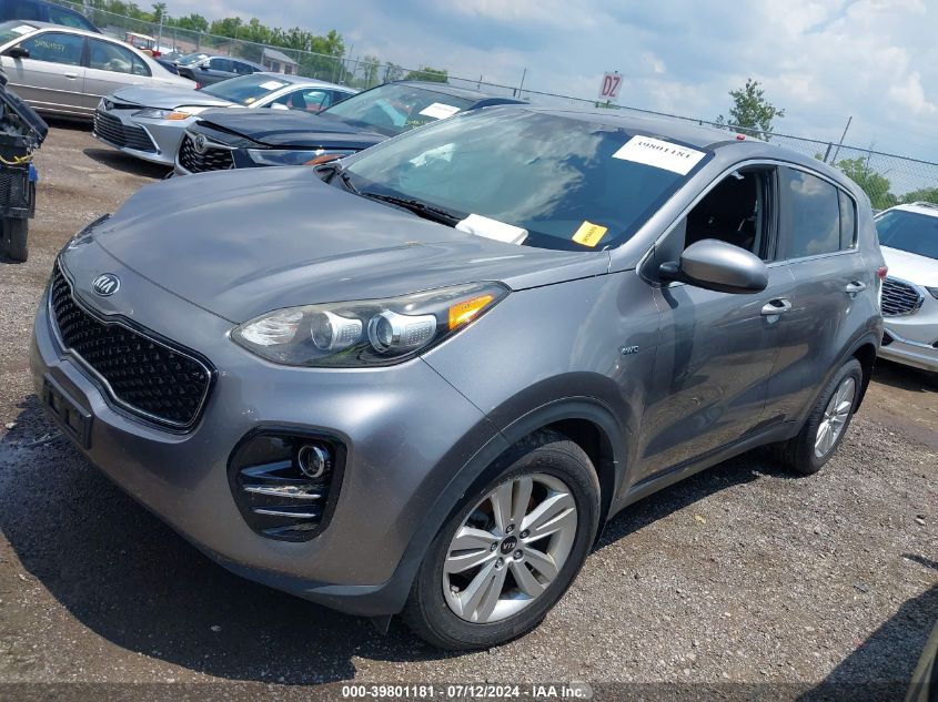 2017 Kia Sportage Lx VIN: KNDPMCAC5H7162917 Lot: 39801181