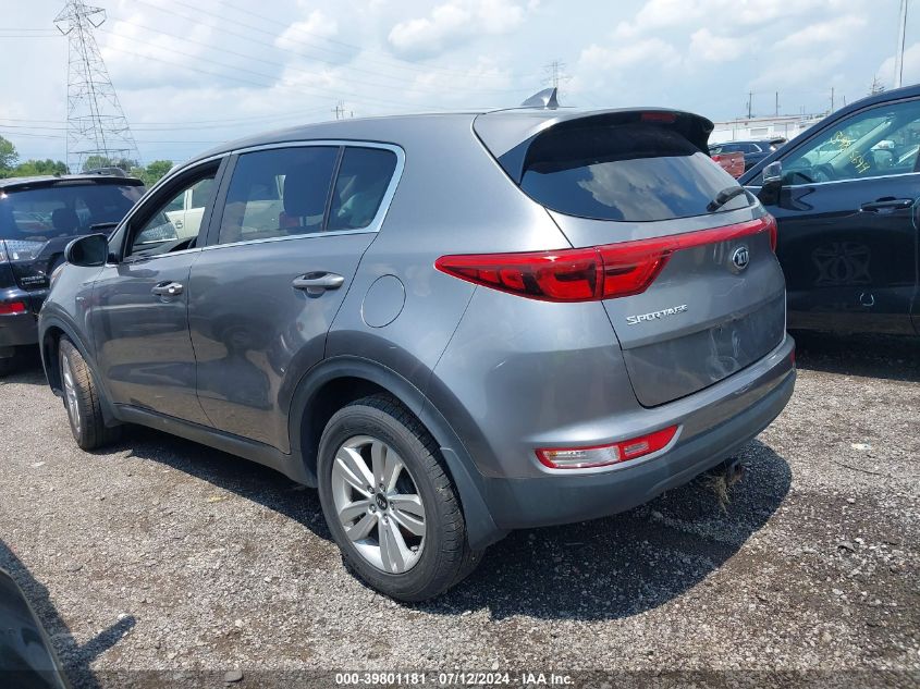 2017 Kia Sportage Lx VIN: KNDPMCAC5H7162917 Lot: 39801181