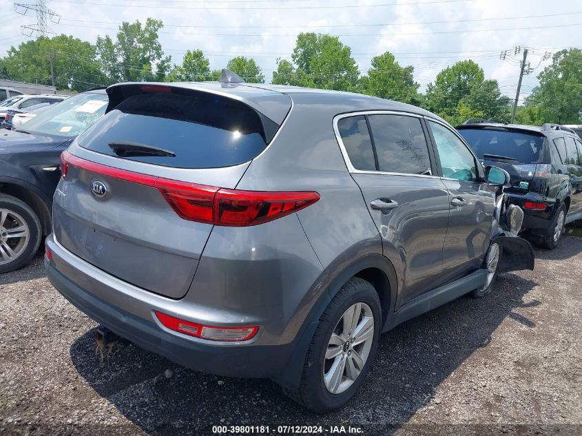 2017 Kia Sportage Lx VIN: KNDPMCAC5H7162917 Lot: 39801181