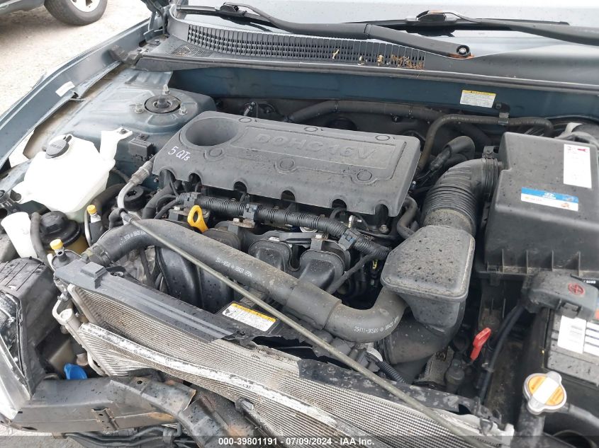 2010 Hyundai Sonata Gls VIN: 5NPET4ACXAH614698 Lot: 39801191