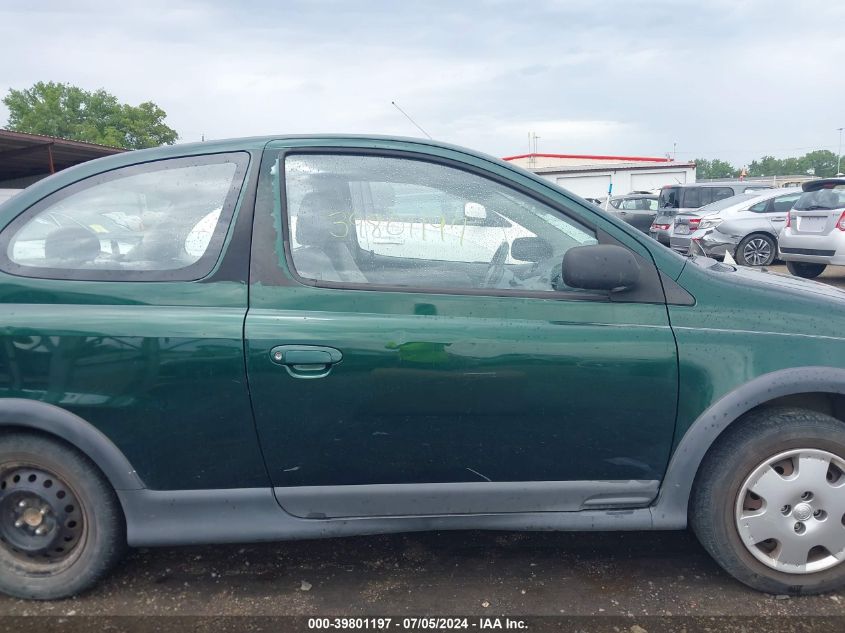 2000 Toyota Echo VIN: JPDAT1236Y0099752 Lot: 39801197