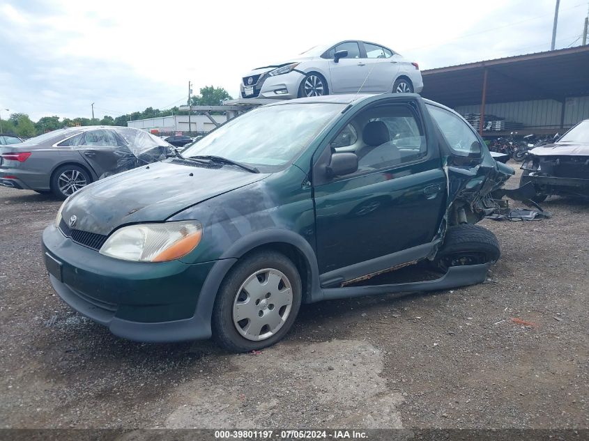 2000 Toyota Echo VIN: JPDAT1236Y0099752 Lot: 39801197