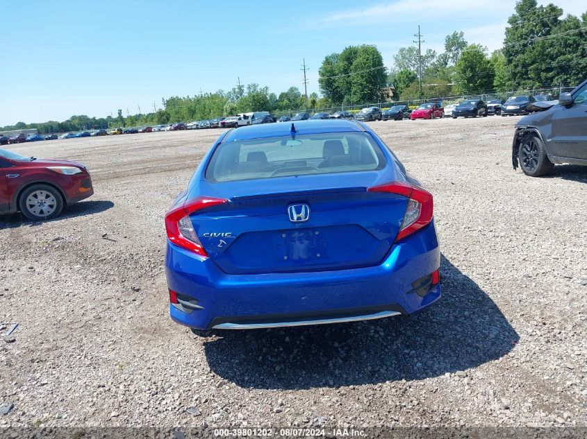 2020 Honda Civic Ex VIN: 19XFC1F33LE025219 Lot: 39801202