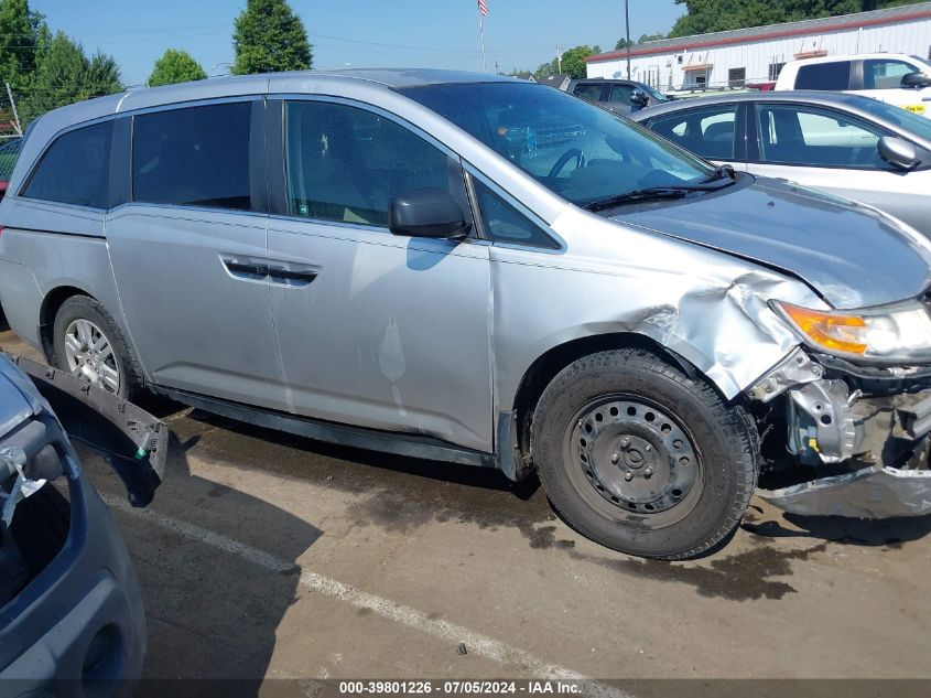 2012 Honda Odyssey Lx VIN: 5FNRL5H22CB056139 Lot: 39801226