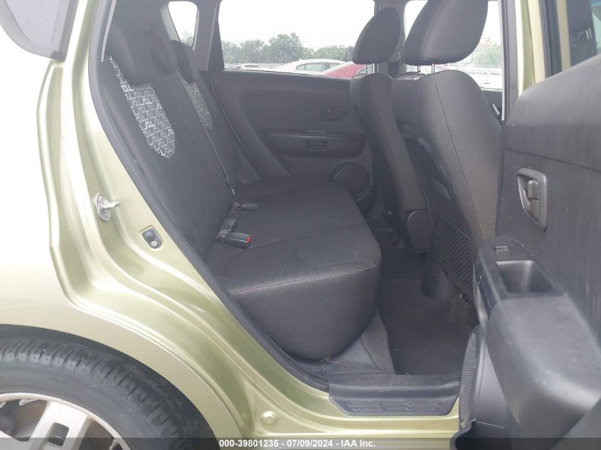 2010 Kia Soul + VIN: KNDJT2A22A7068431 Lot: 39801235