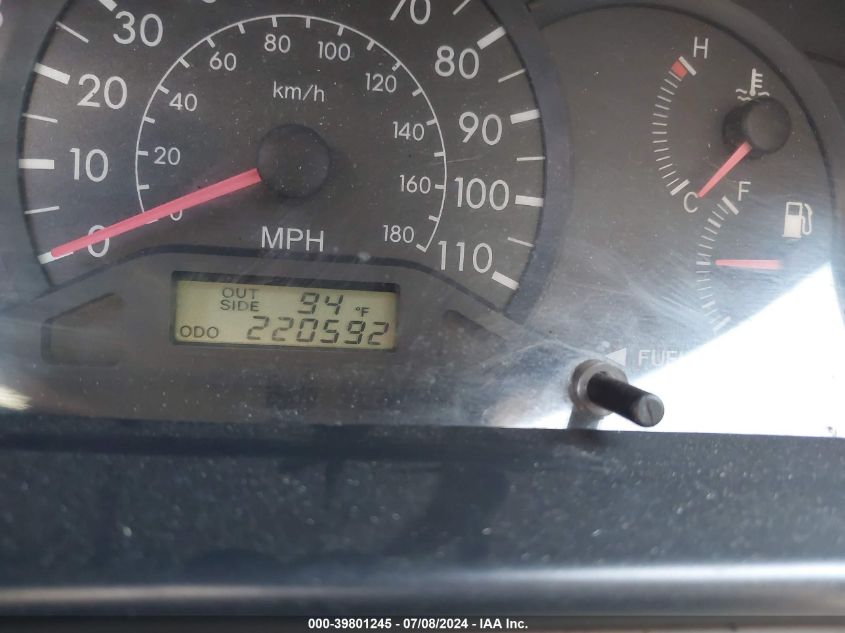 2008 Toyota Corolla Ce VIN: 1NXBR32E18Z993629 Lot: 39801245