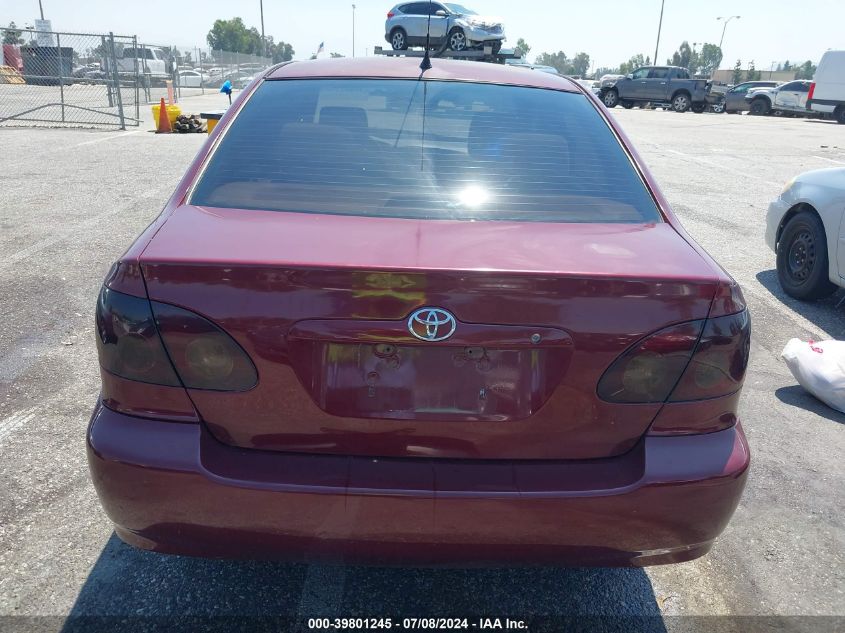 2008 Toyota Corolla Ce VIN: 1NXBR32E18Z993629 Lot: 39801245