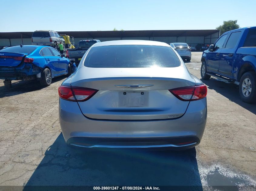 2015 Chrysler 200 Limited VIN: 1C3CCCABXFN721853 Lot: 39801247