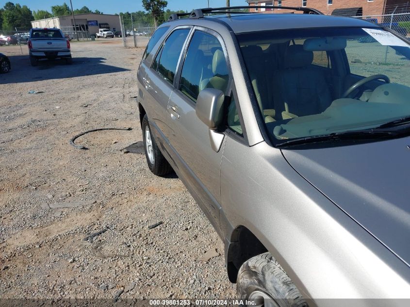 2000 Lexus Rx 300 300 VIN: JT6GF10U1Y0052889 Lot: 39801253