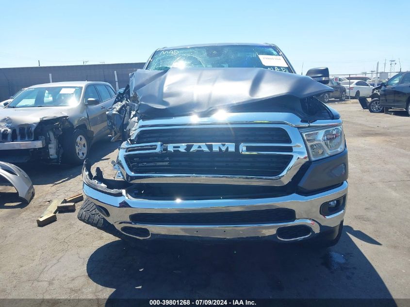 2019 Ram 1500 Big Horn/Lone Star 4X4 5'7 Box VIN: 1C6SRFFT6KN798939 Lot: 39801268