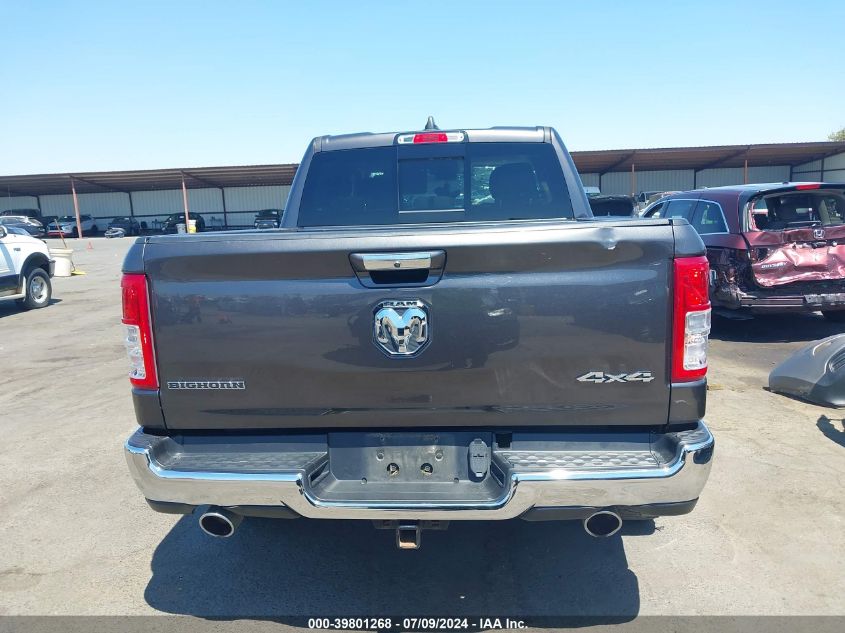 2019 Ram 1500 Big Horn/Lone Star 4X4 5'7 Box VIN: 1C6SRFFT6KN798939 Lot: 39801268