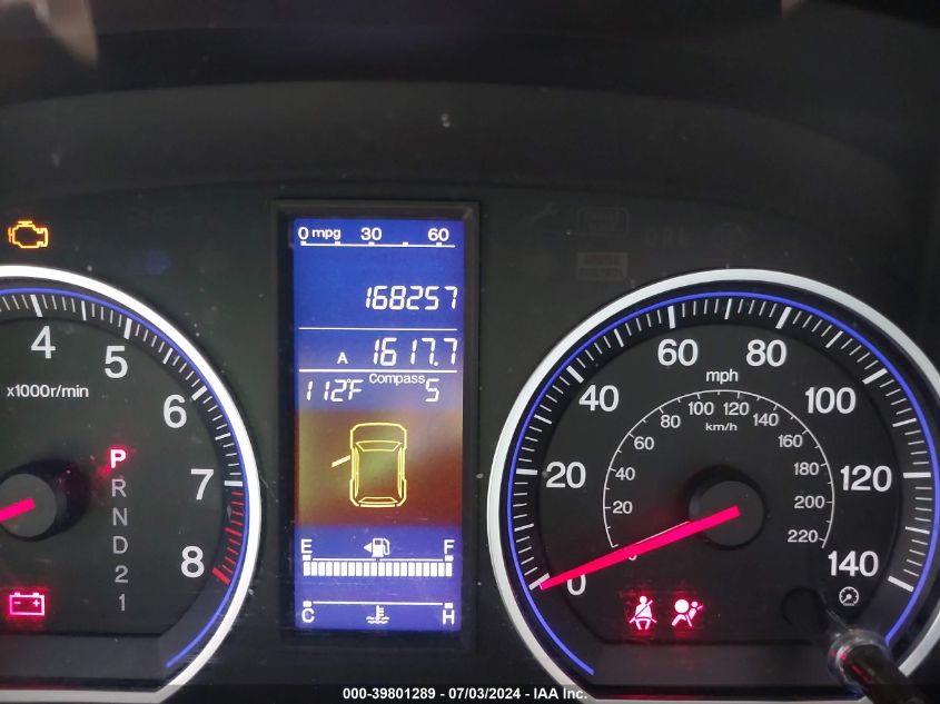 2010 Honda Cr-V Ex-L VIN: 5J6RE3H7XAL050863 Lot: 39801289