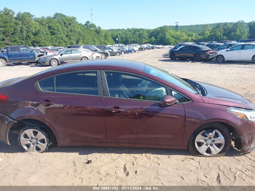 2017 Kia Forte Lx VIN: 3KPFK4A71HE138933 Lot: 39801292