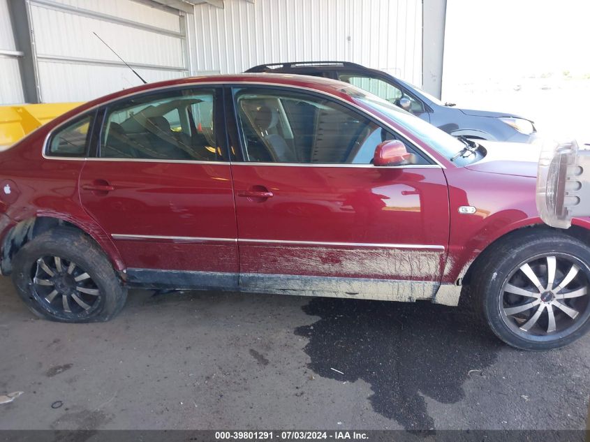 2003 Volkswagen Passat Gl VIN: WVWMD63B53E068503 Lot: 39801291