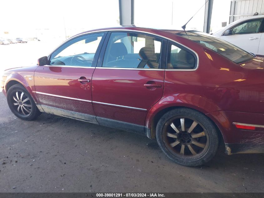 2003 Volkswagen Passat Gl VIN: WVWMD63B53E068503 Lot: 39801291