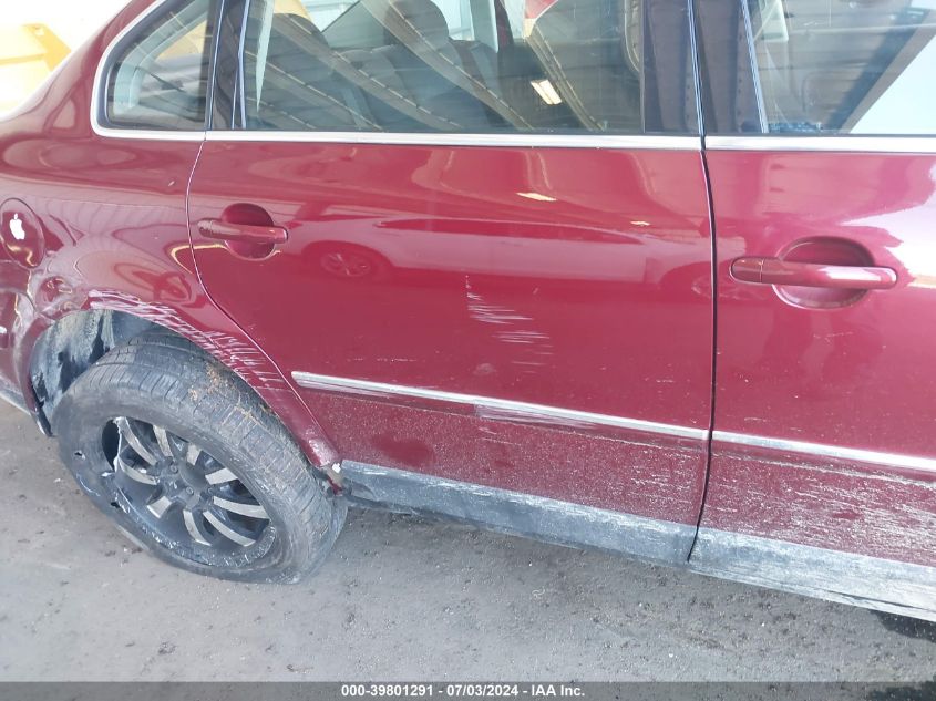 2003 Volkswagen Passat Gl VIN: WVWMD63B53E068503 Lot: 39801291