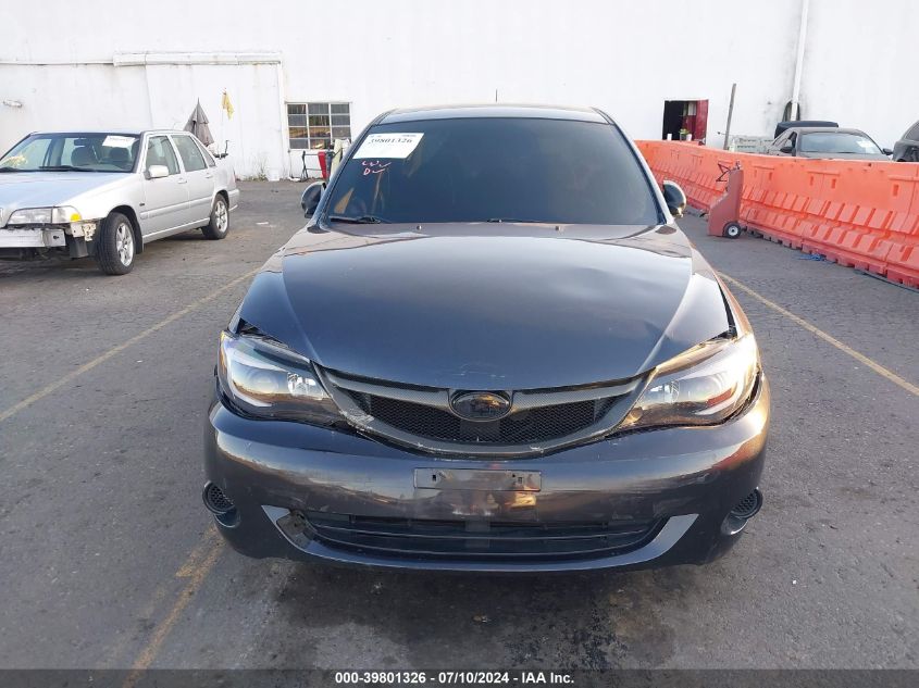 2008 Subaru Impreza 2.5I VIN: JF1GE616X8H518822 Lot: 39801326