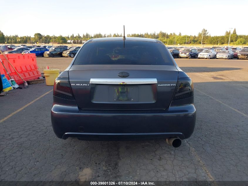 2008 Subaru Impreza 2.5I VIN: JF1GE616X8H518822 Lot: 39801326