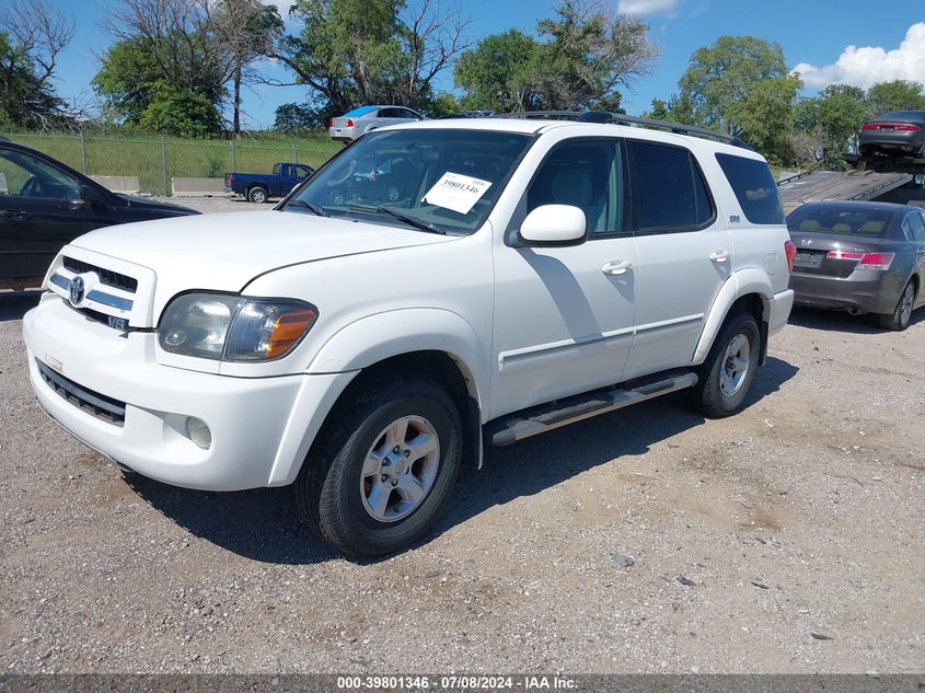 2006 Toyota Sequoia Sr5 V8 VIN: 5TDZT34AX6S274542 Lot: 39801346
