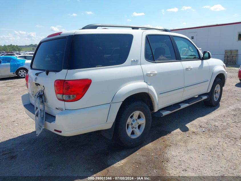 2006 Toyota Sequoia Sr5 V8 VIN: 5TDZT34AX6S274542 Lot: 39801346