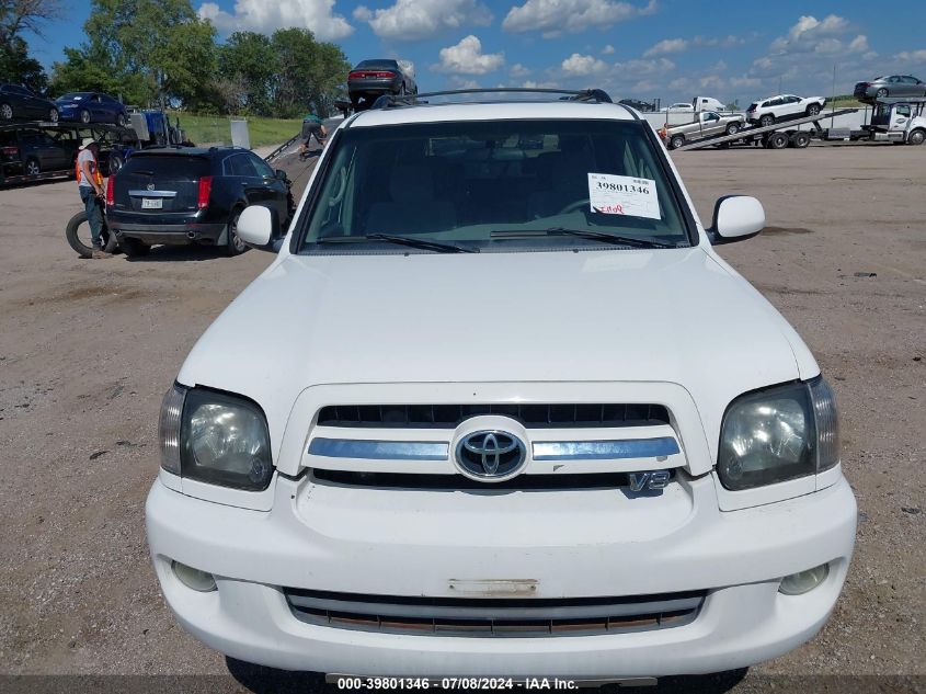 2006 Toyota Sequoia Sr5 V8 VIN: 5TDZT34AX6S274542 Lot: 39801346