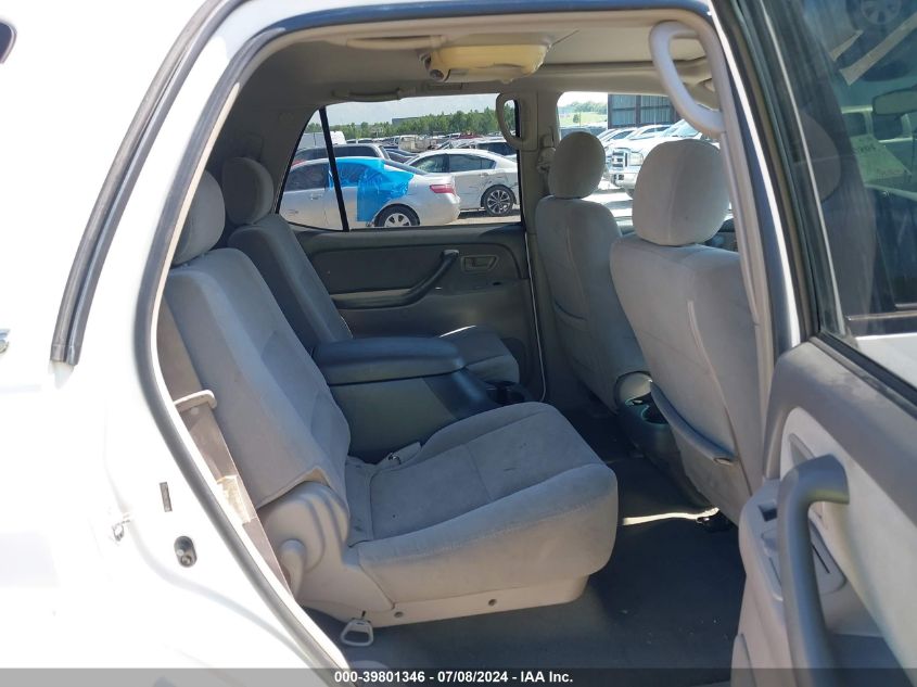 2006 Toyota Sequoia Sr5 V8 VIN: 5TDZT34AX6S274542 Lot: 39801346