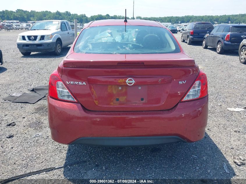 2018 Nissan Versa 1.6 Sv VIN: 3N1CN7AP9JL851725 Lot: 39801362