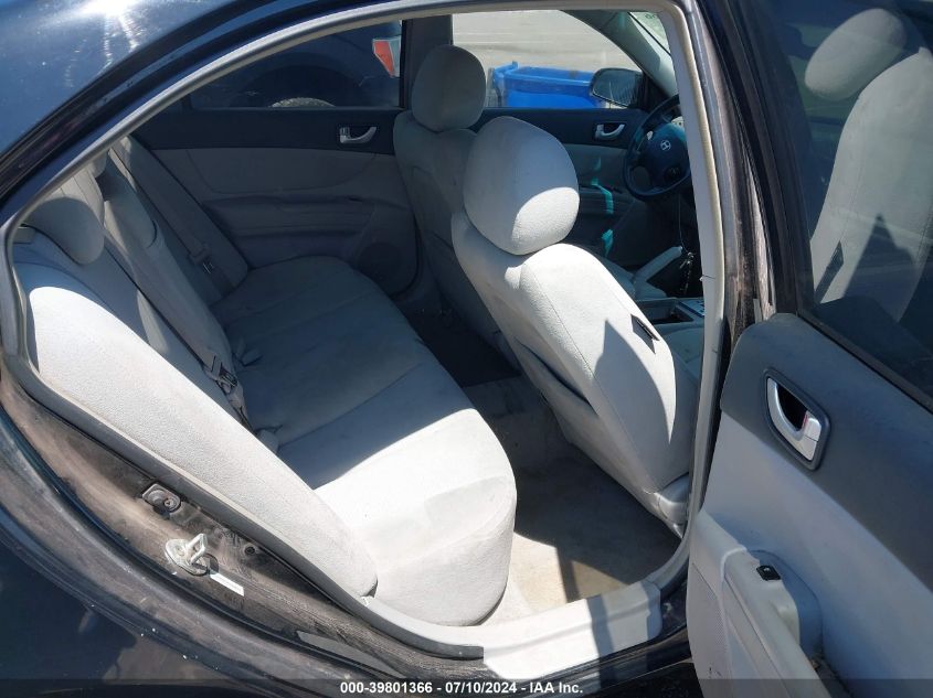 2008 Hyundai Sonata Gls VIN: 5NPET46C38H393741 Lot: 39801366