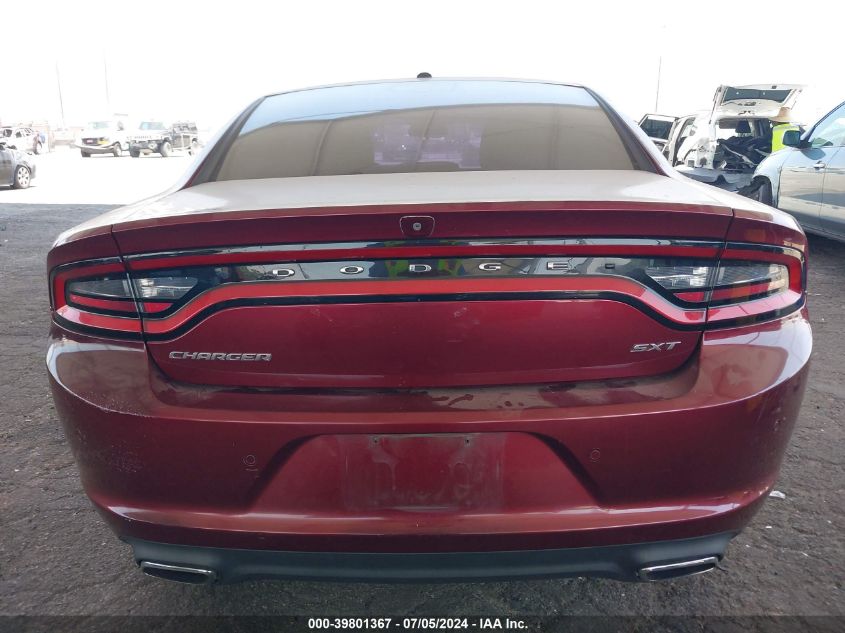 2018 Dodge Charger Sxt Rwd VIN: 2C3CDXBG9JH179435 Lot: 39801367