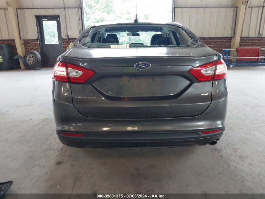 2015 Ford Fusion Se VIN: 3FA6P0H73FR262861 Lot: 39801375