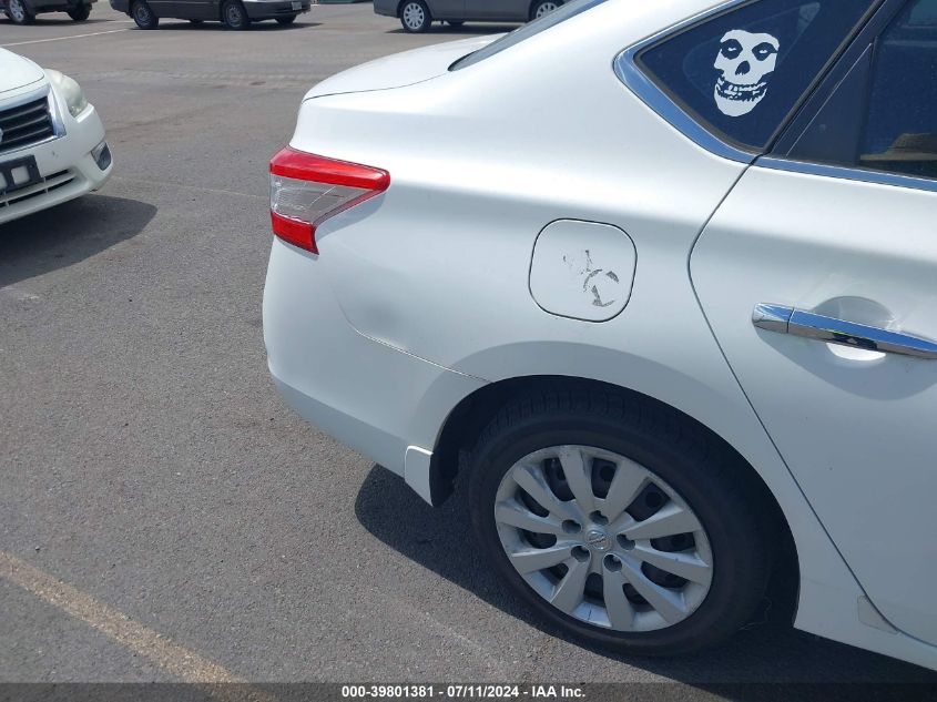 2014 Nissan Sentra S VIN: 3N1AB7AP9EL681825 Lot: 39801381