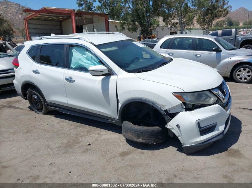 2017 Nissan Rogue Sv VIN: KNMAT2MT4HP523052 Lot: 39801382