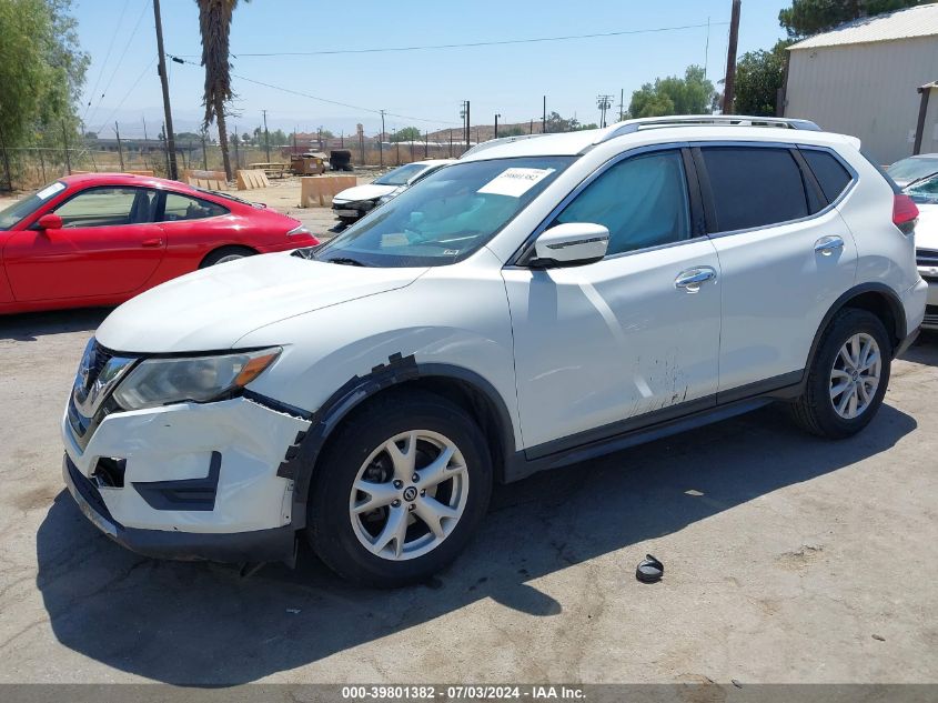 2017 Nissan Rogue Sv VIN: KNMAT2MT4HP523052 Lot: 39801382