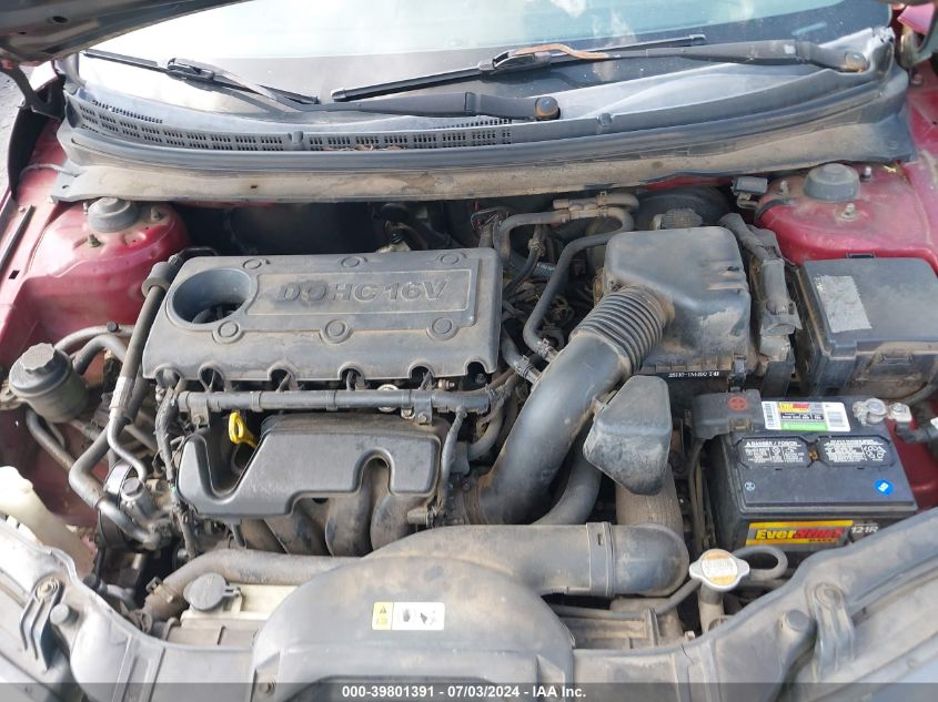 2011 Kia Forte Ex VIN: KNAFU4A20B5461983 Lot: 39801391