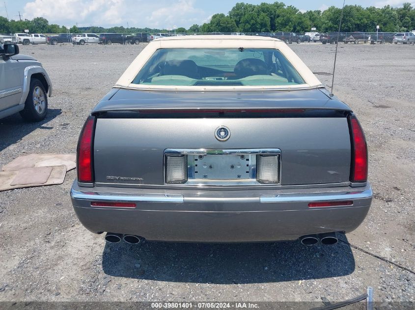 1998 Cadillac Eldorado Standard VIN: 1G6EL12Y4WU616049 Lot: 39801401