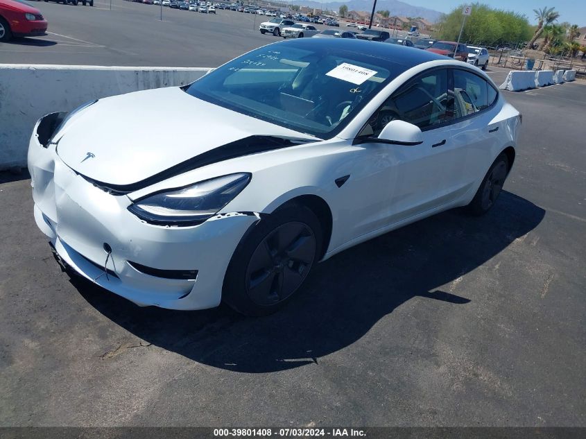 VIN 5YJ3E1EA1PF489882 2023 Tesla Model 3, Rear-Whee... no.2