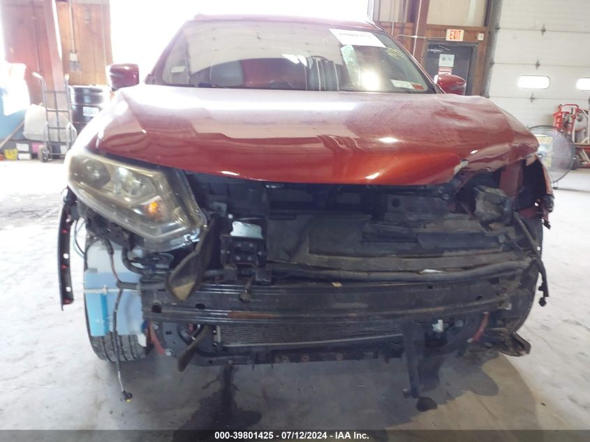 2016 Nissan Rogue Sl VIN: 5N1AT2MV0GC743730 Lot: 39801425