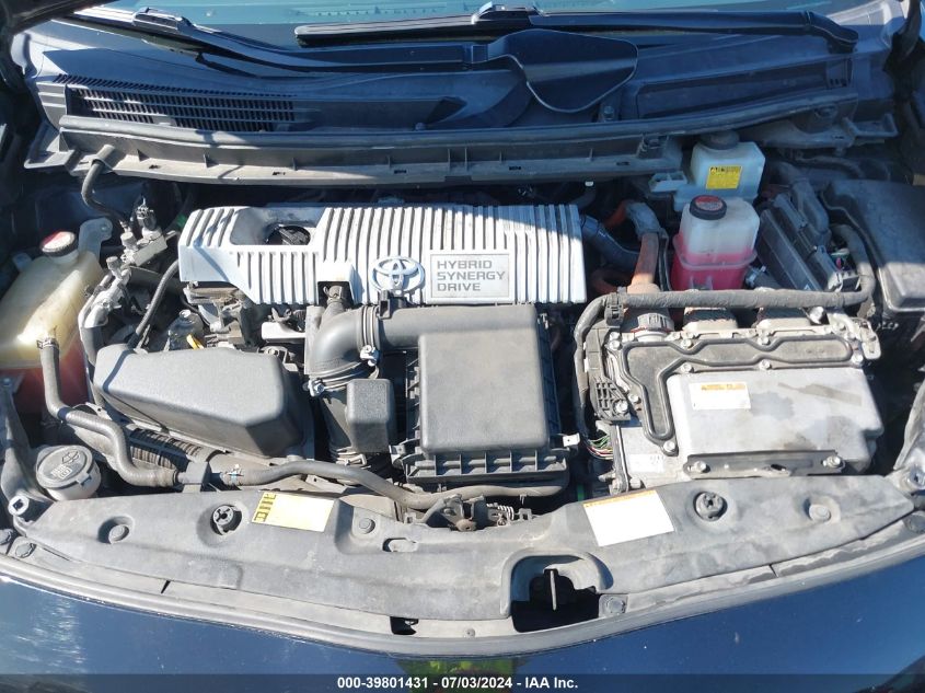 2015 Toyota Prius Two VIN: JTDKN3DU8F0434166 Lot: 39801431