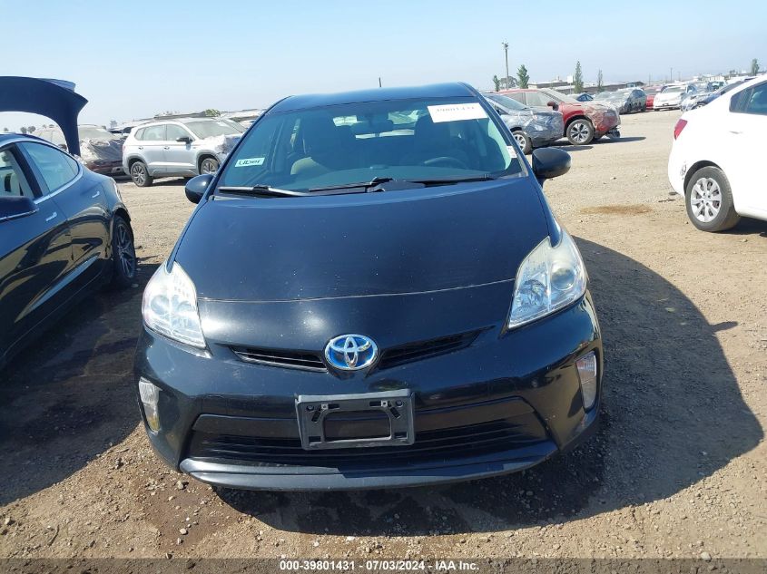 2015 Toyota Prius Two VIN: JTDKN3DU8F0434166 Lot: 39801431